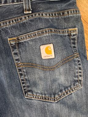 Carhartt Men's Straight Jeans, Size 38x30